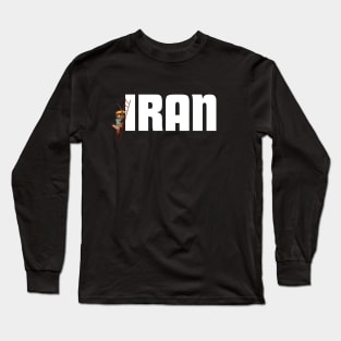 LOVE IRAN - Persian (iran) design Long Sleeve T-Shirt